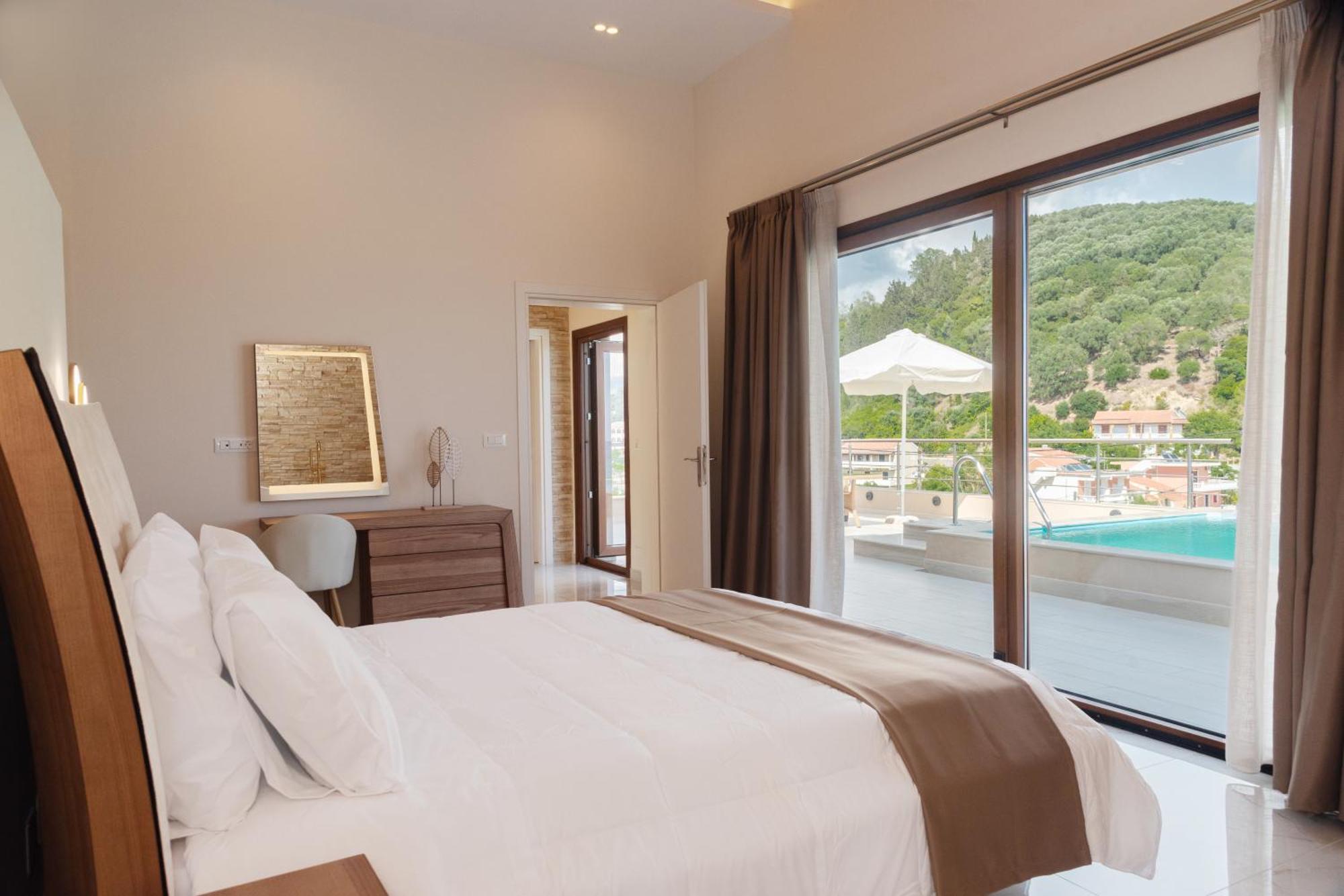 Villa Vasillis-Heated Swimming Pool With Infinity View Vitaládes エクステリア 写真