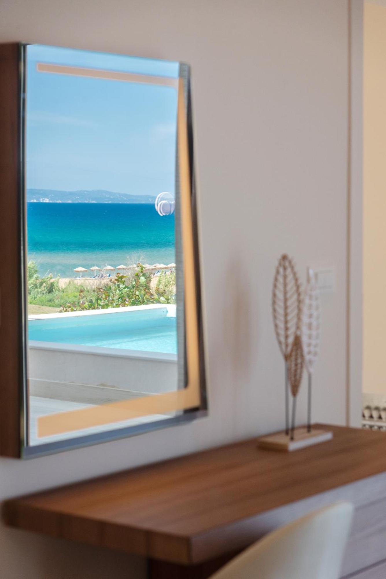 Villa Vasillis-Heated Swimming Pool With Infinity View Vitaládes エクステリア 写真