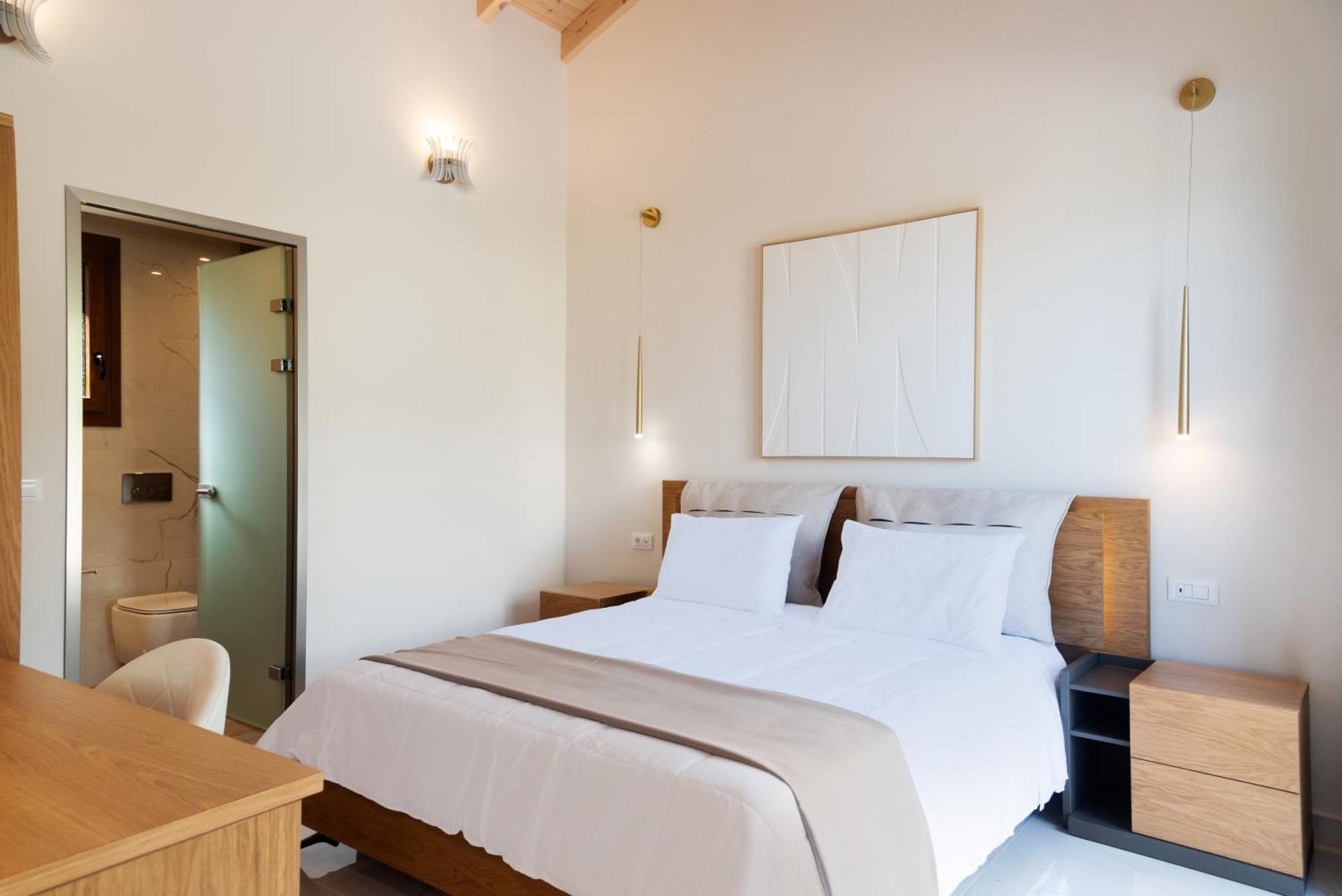 Villa Vasillis-Heated Swimming Pool With Infinity View Vitaládes エクステリア 写真