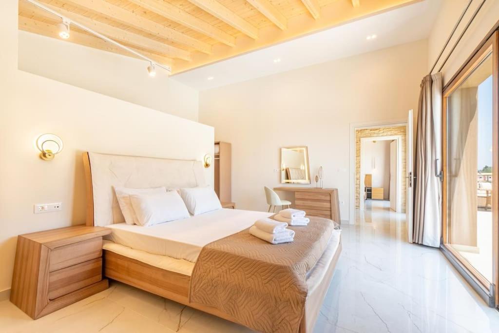 Villa Vasillis-Heated Swimming Pool With Infinity View Vitaládes エクステリア 写真